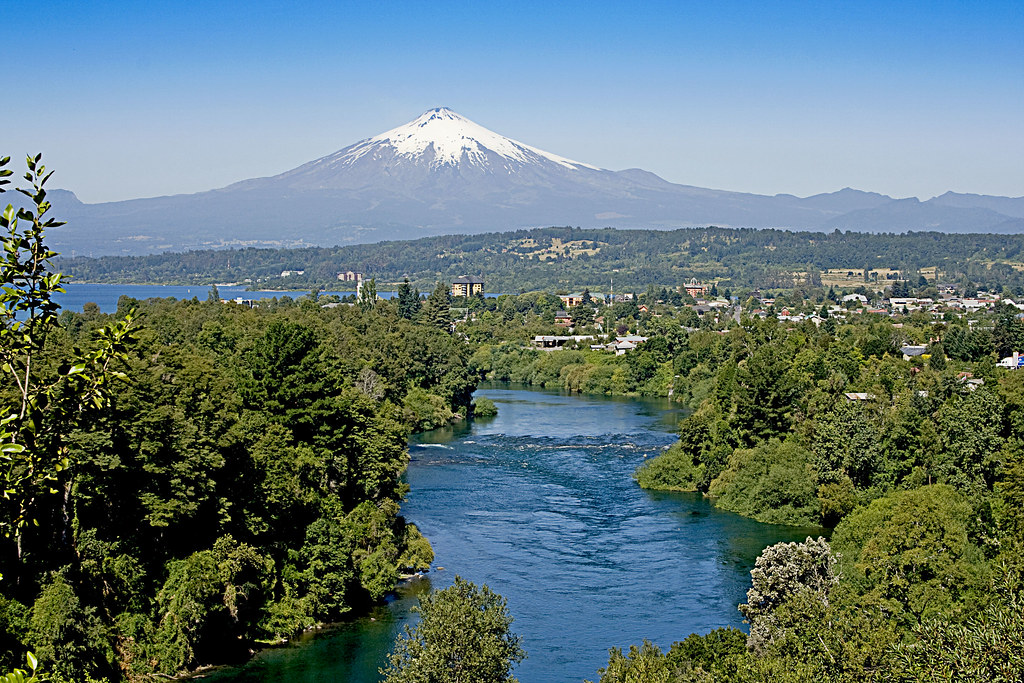 Vista histórica de Villarrica